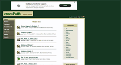 Desktop Screenshot of crocopuffs.com